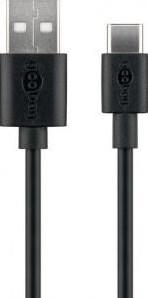 Enzo gembird usb-c laadkabel 0,1m zwart - 9530192