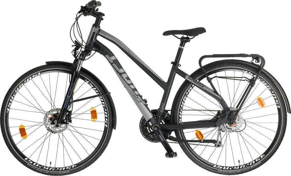 Ghost square 28 inch xs dames 27v zwart grijs