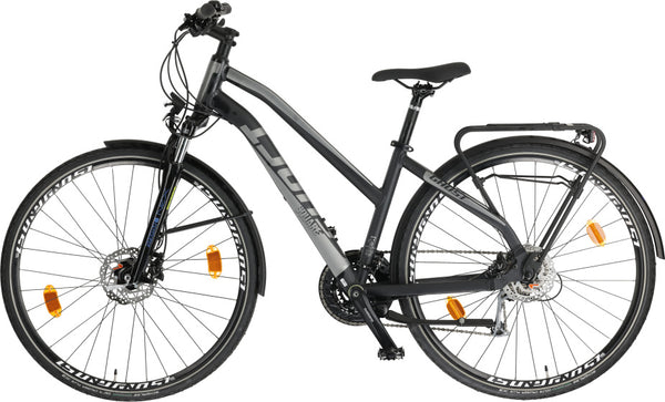 Ghost square 28 inch xs dames 27v zwart grijs