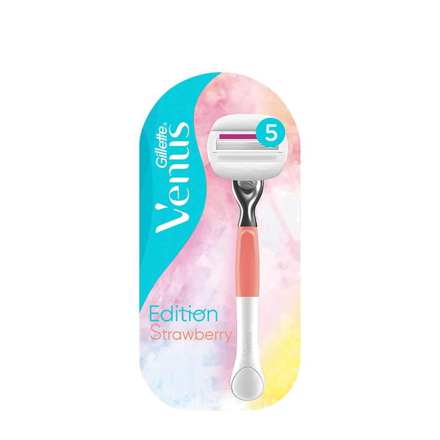 Imp gillette scheersysteem venus v edition comfortglide strawberry