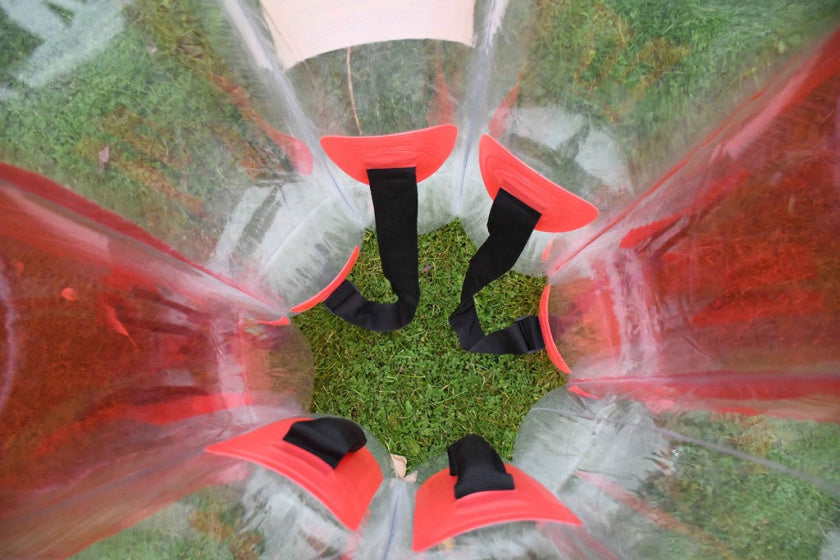 Bubbelvoetbal 120 cm PVC Rood