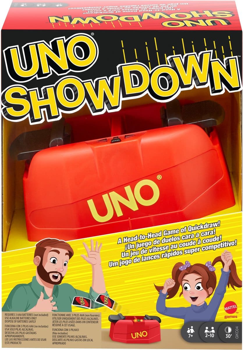 Boosterbox mattel - uno showdown kaartspel