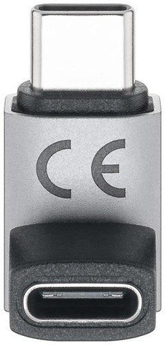 Enzo goobay usb-c adapter | male female | verticaal | kort | 90 graden adapter - 9550433