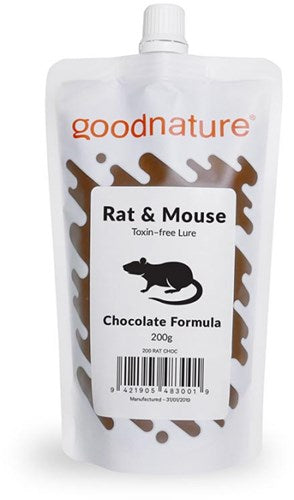 Gallagher goodnature ratten en muizen lokstof chocolade | zak 200gr | 10 stuks | gifvrij - 755015