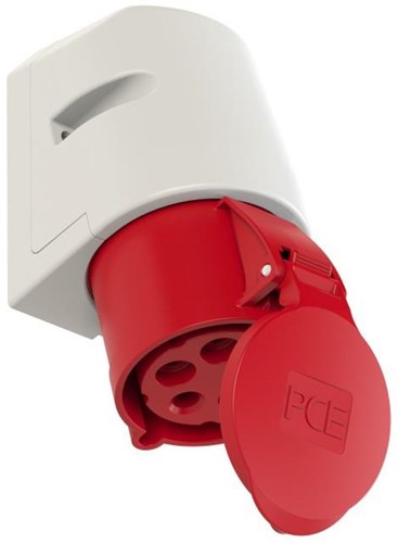 Gp cee 5p 32a 400v opbouw wcd rood - 6313174