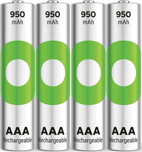 Gp nimh oplaadbare batterij aaa 950ma blister(4) - 3311422