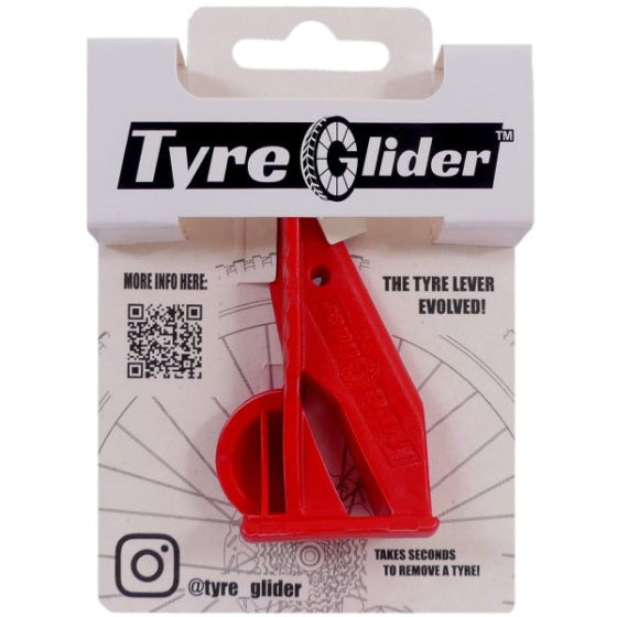Bandenglijder ergonomische bandenafnemer 7,8 x 4,3 cm rood