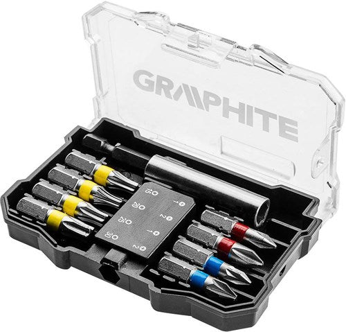 Graphite bitset 10-delig in opbergbox - 6480222