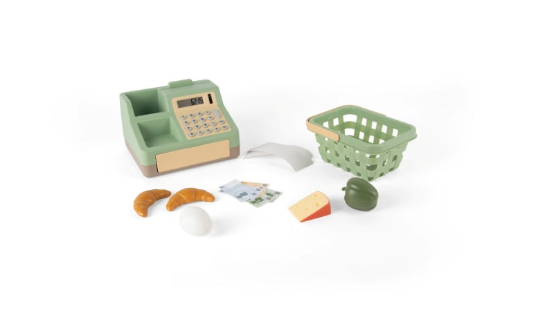 Dantoy kassa met winkelmandje en accessoires