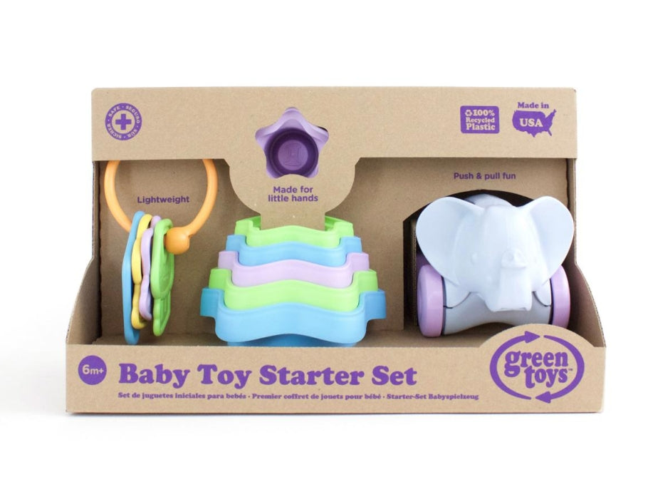 Groen speelgoed baby 3 in 1 speelset