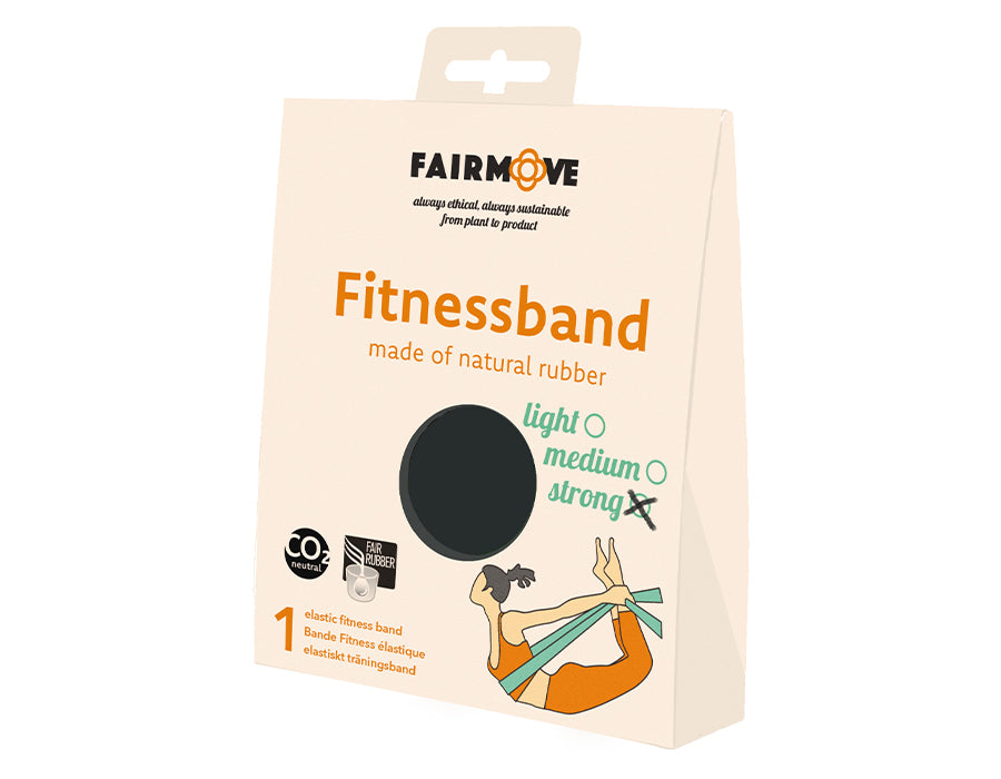 Fairzone fitnessband - sterk - zwart