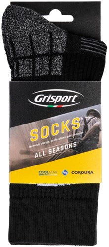 Grisport all season sokken 25108 | zwart grijs | maat 50 - 00.048.178.47