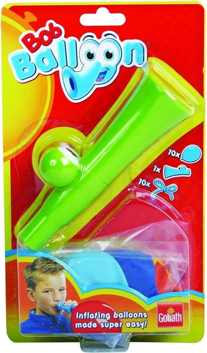 Goliath bob ballon ballonnen opblaas setje met ballonnen groen