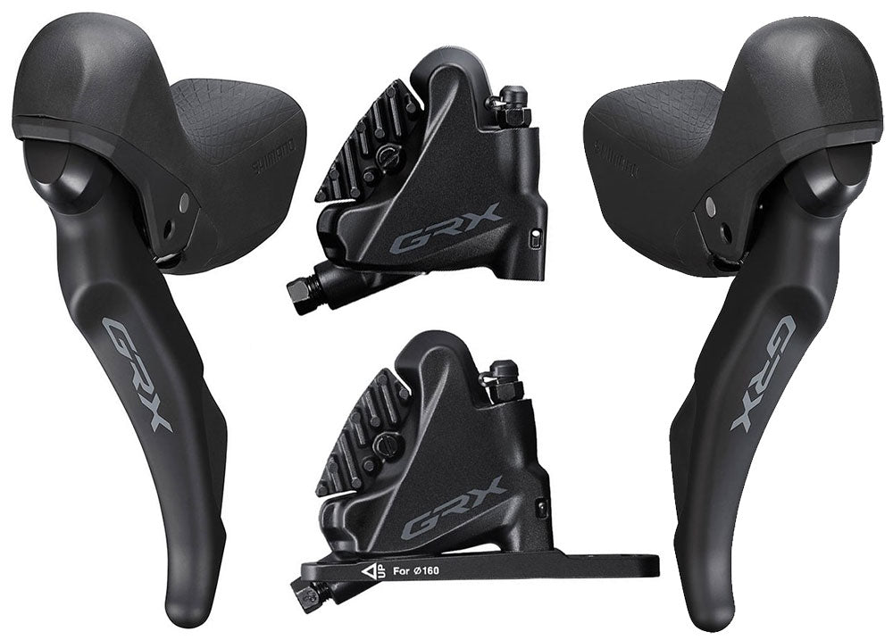 Shimano rx st-rx600+br-rx400 2x11-speed disc brake set
