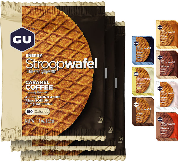 Gu energy stroopwafel 3x30g | salty`s caramel