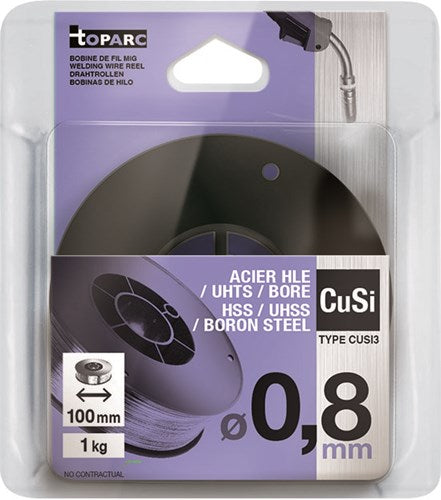 Gys draadbobijn cusi3 o0,8mm, 1kg - 5193086692 5193086692