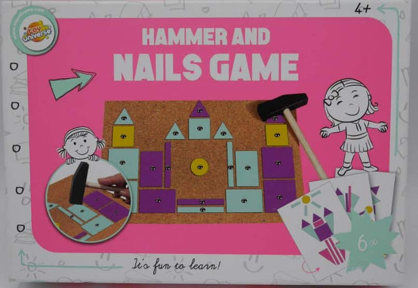Intro Hammer Time with Hammer, Nails, and Pink Mosaics