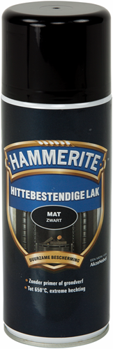 Hammerite hittebstendige lak | mat | zwart | spray - 5093640