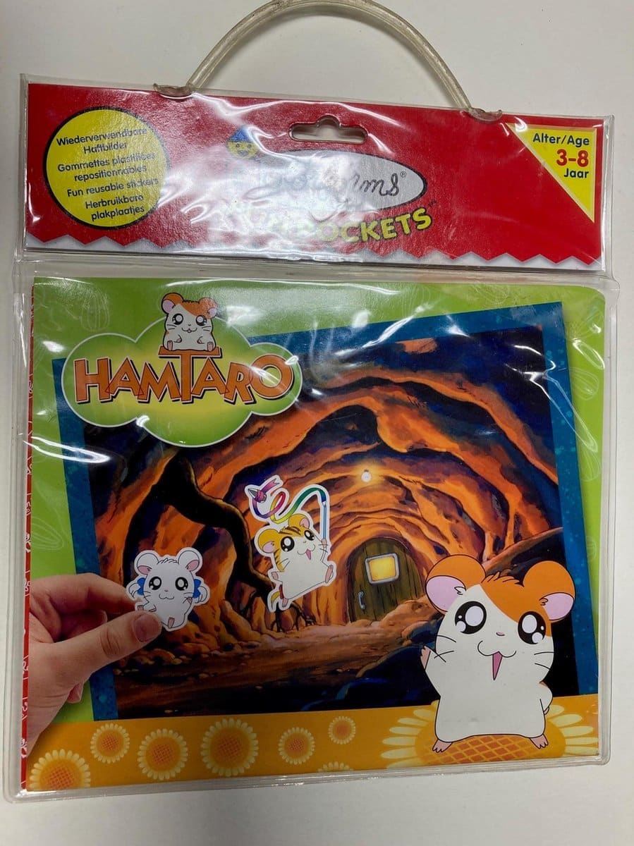 Universiteitsspellen hamtaro raamstickers herbruikbaar