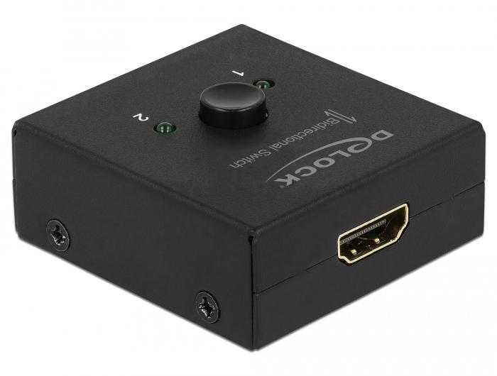 DeLOCK DeLOCK HDMI-switch 2 1 bidirectioneel 4K 60 Hz