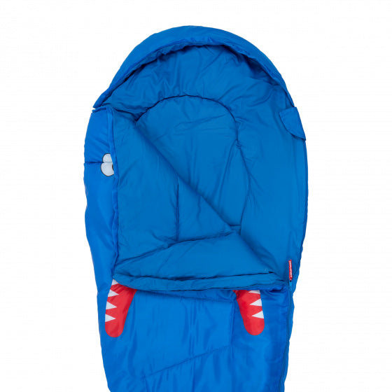 Mummie Slaapzak Haai 170 cm Polyester Blauw