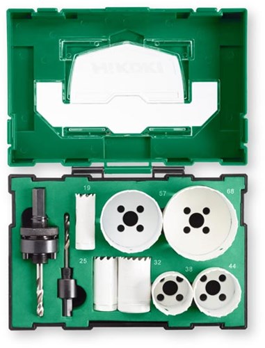 Hikoki accessoires 11-delige gatenzaagset (box iii) - 40030032