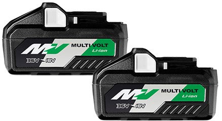 Hikoki bsl36b18 twin pack accu's multivolt b | 2x mv-b 36v 4,0ah 18v 8,0ah - 375575