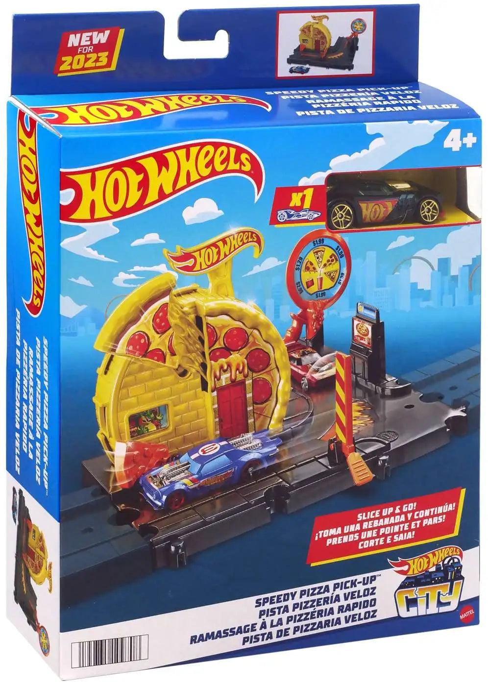 Pic hotwheels speedy pizza k-up speelset