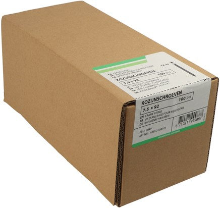 Hoenderdaal fasteners hoenderdaal kozijnschroef vz ck torx tx30 7.5x152 | 100 stuks - 4850.01.58701