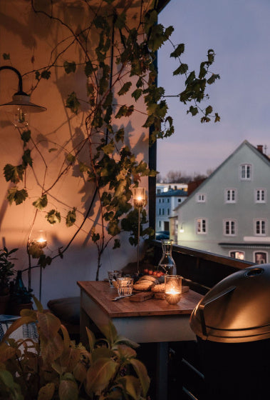 Gravity Kaars windlicht 13 cm zilver