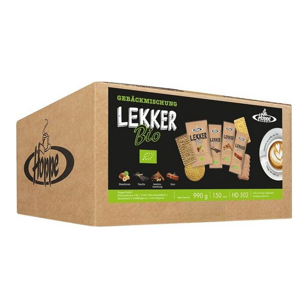 Hoppe koffiekoekjes koekjesmix lekker bio (150 stuks)
