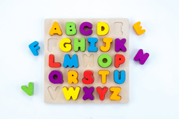 Angeltoys houten alfabetpuzzel