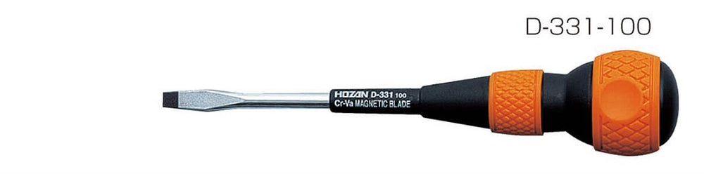 Hozan d-331-100 schroevendraaier plat 6,0x1,0mm, l=100mm