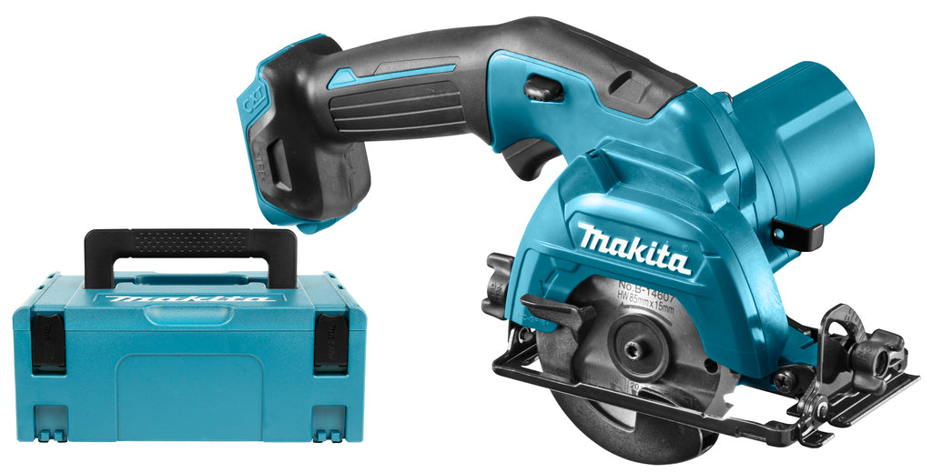 Makita hs301dzj 12 v max cirkelzaag 85 mm zonder accu's en lader, in mbox - hs301dzj