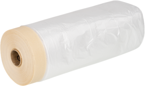 Hsv 0140 rol afdekfolie + masking tape | 33m x 30cm - 2.12.0140.03