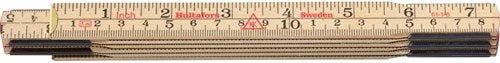 Hultafors duimstok 61 1m - 6-delig - hu100704 - hu100704