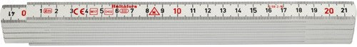 Hultafors duimstok g 59 2m - 10-delig - wit - hu200064 hu200064