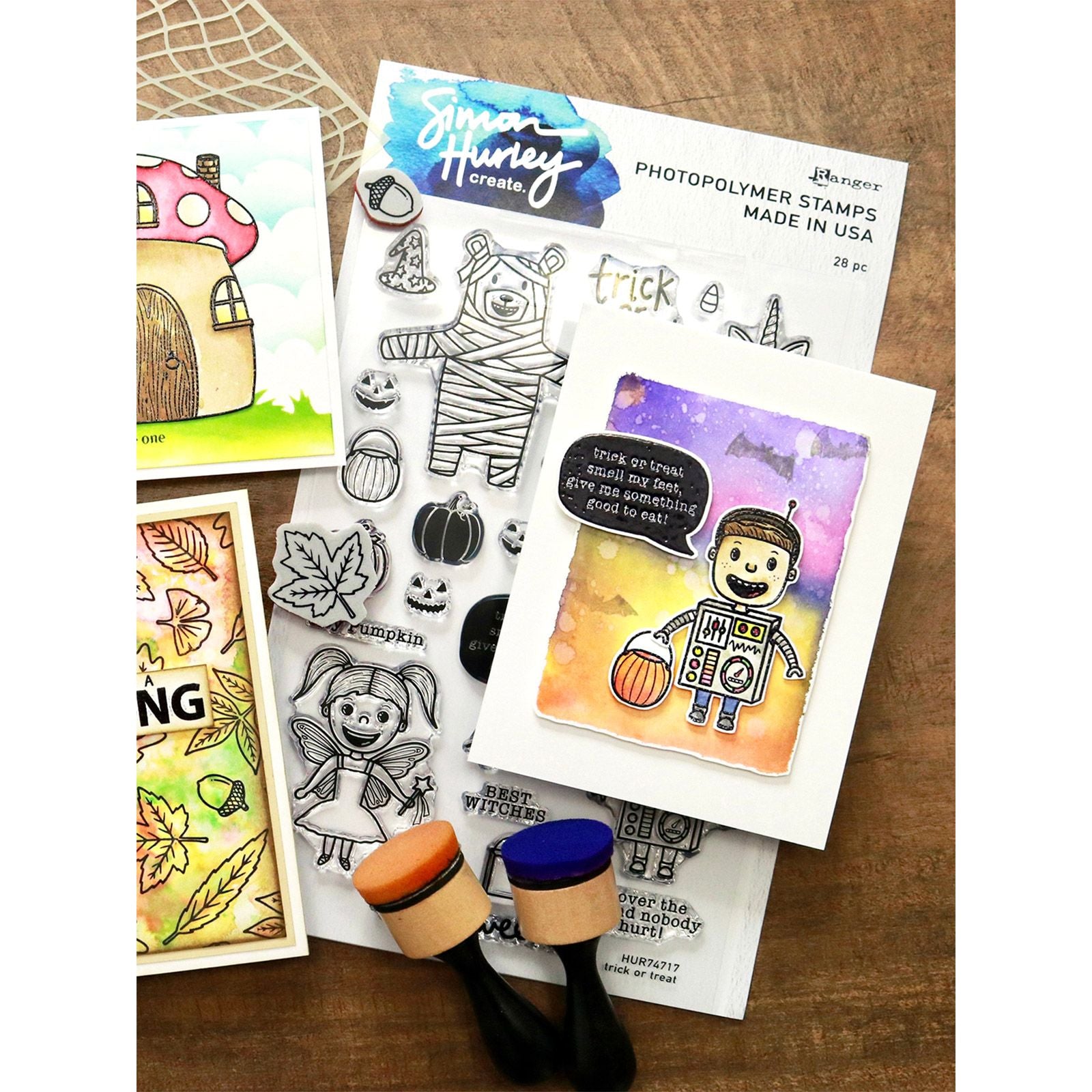 Ranger ink ranger • photopolymer clear stamp trick or treat