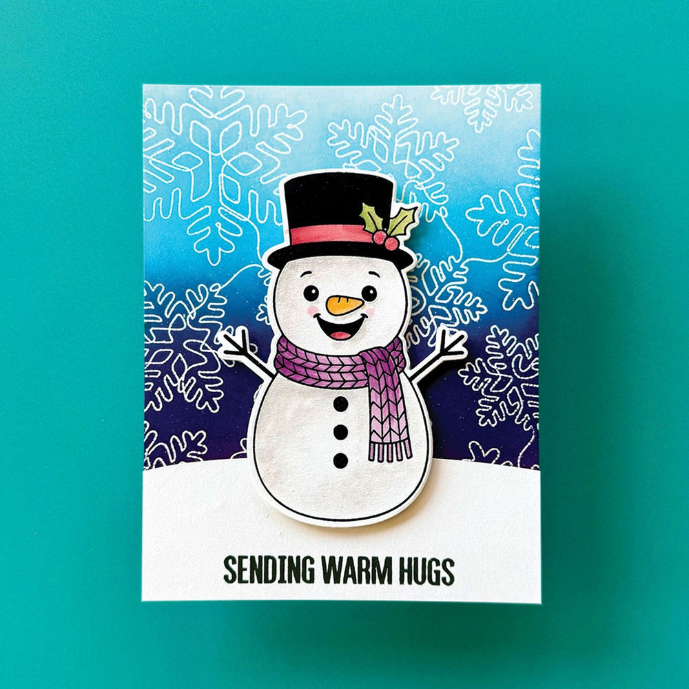 Ranger ink ranger • simon hurley create. photopolymer stamps christmas hugs