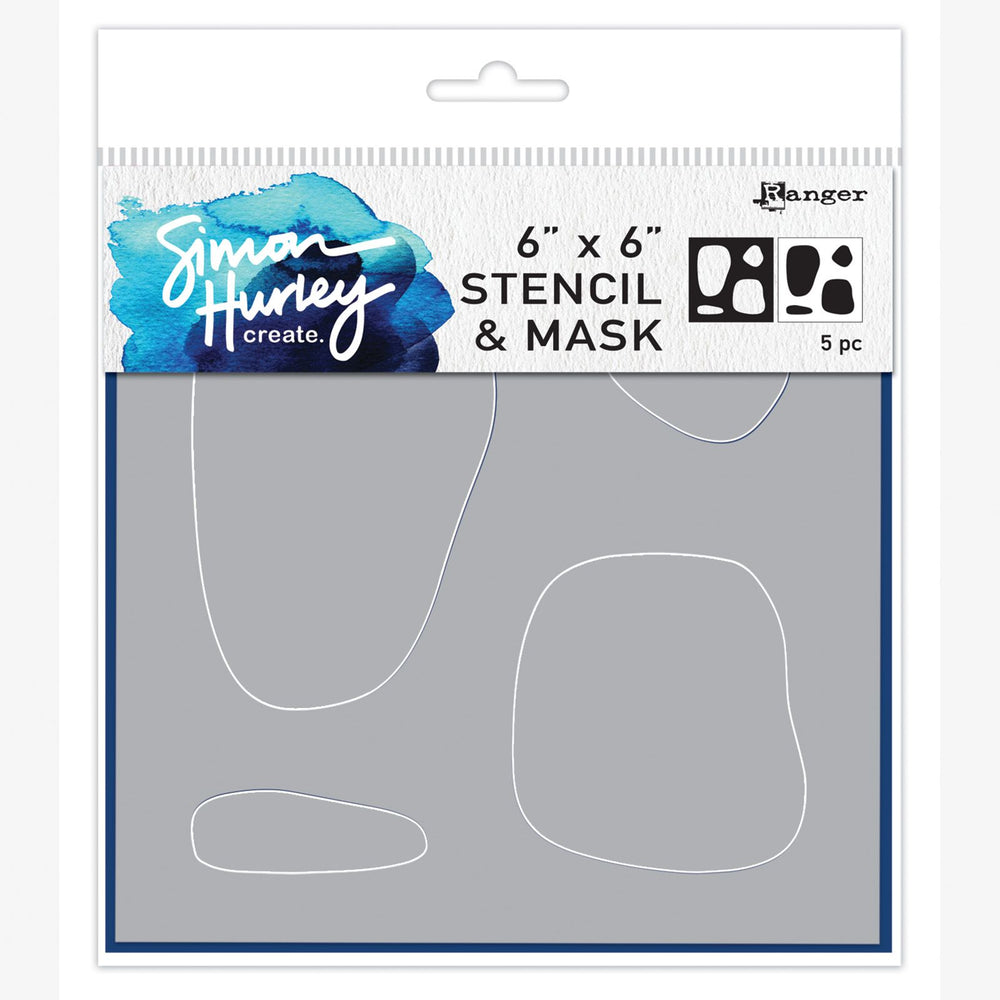 Ranger ink ranger • simon hurley create. stencil whimsical ovals