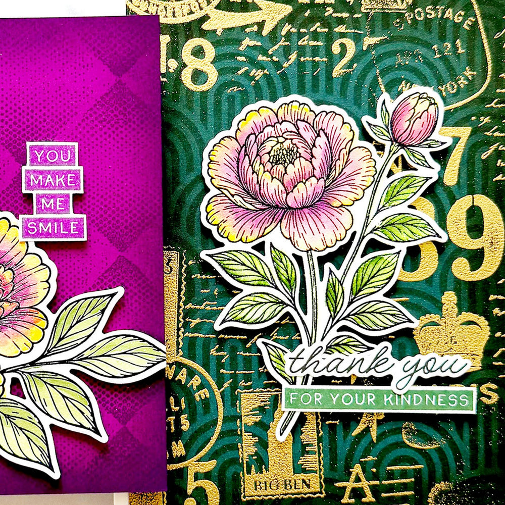 Ranger ink ranger • simon hurley create. stencils happy arches 3pcs
