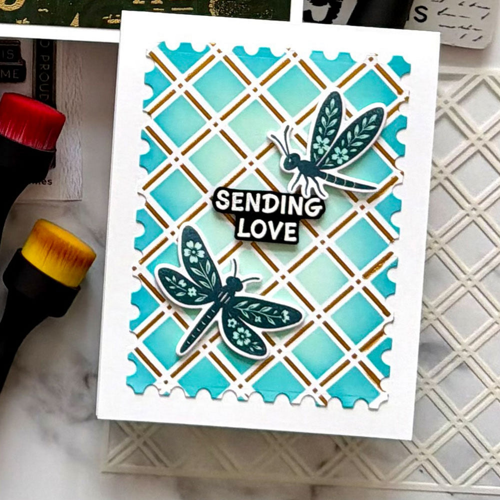 Ranger ink ranger • simon hurley create. stencils trellis 3pcs