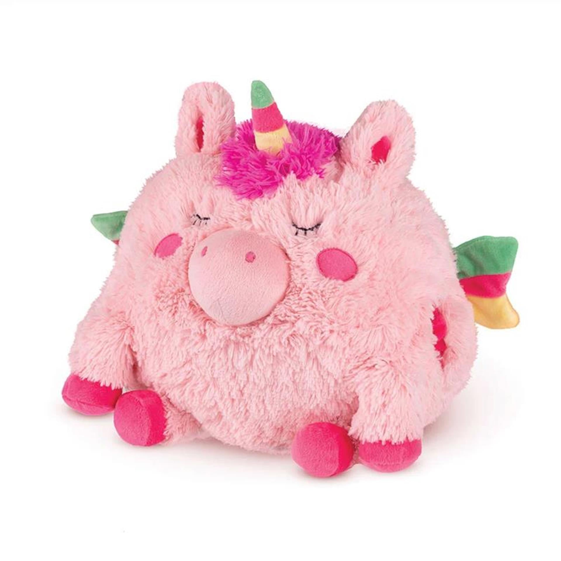 Noxxiez handwarmer knuffelkussen eenhoorn