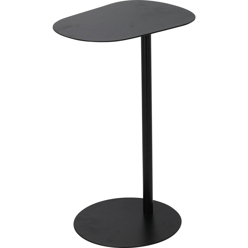 Home styling bijzettafel organisch zwart 35x53cm