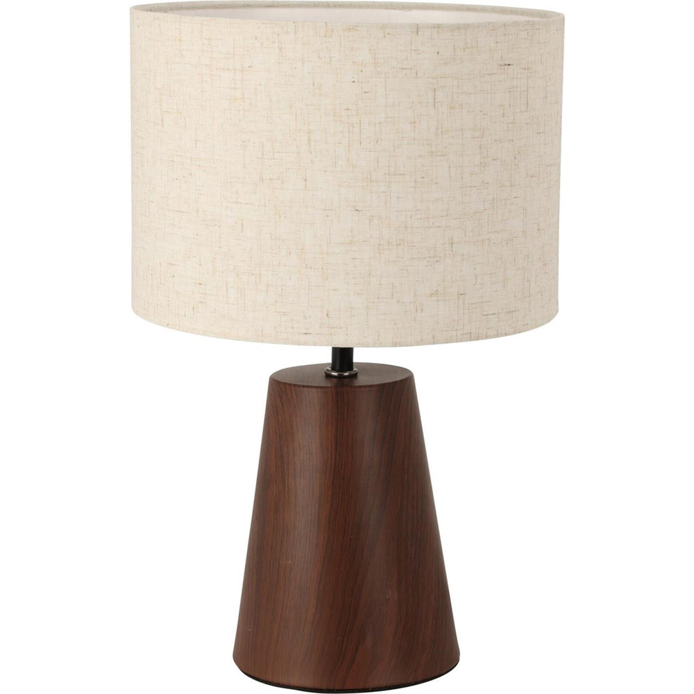 Home styling tafellamp metaal met beige kap