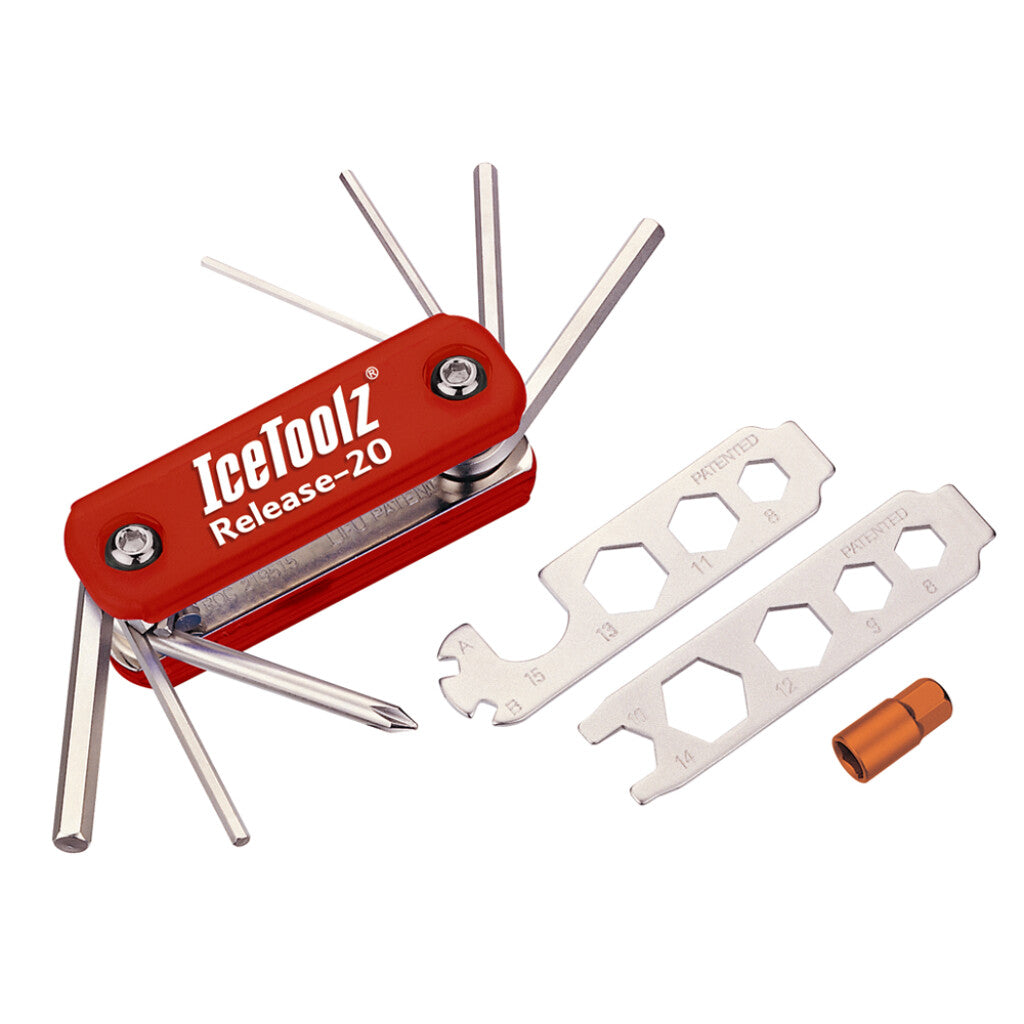 Icetoolz 24093b1p jeu d'outils 20 pièces dans support