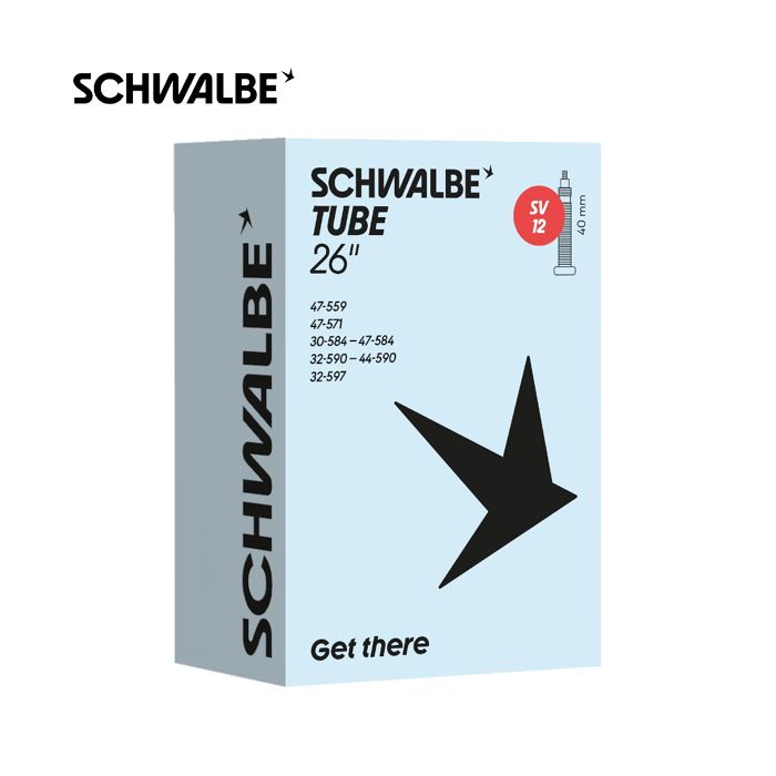 Schwalbe benelux b.v. schwalbe binnenband sv12 26 30 47-559 597 fv 40mm