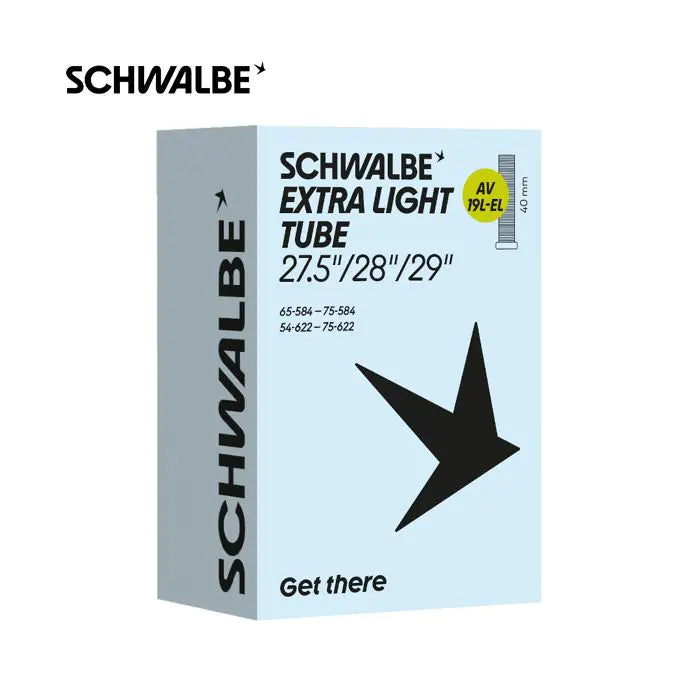 Schwalbe benelux b.v. schwalbe bib. av19l-el extra light - 54 75-584 622 ib agv black 40 mm - 10462340