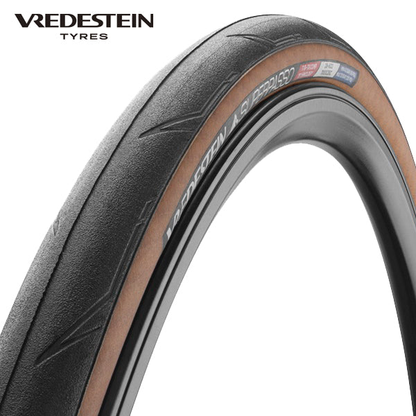 Vredestein - superpasso tubeless ready 700x32c zwart transparant