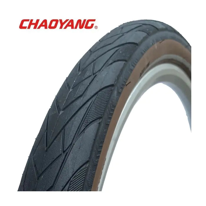 Chaoyang 28x1 5 8x1 3 8 (37-622) kestrel zwart-bruin reflex draad met 5 mm anti-lek w211187
